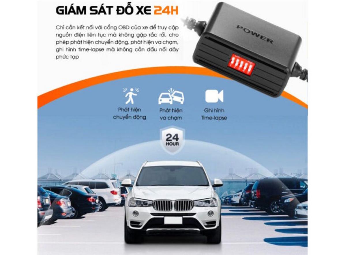Cắm trực tiếp vào cổng OBD II, không cần đấu dây cầu chì.