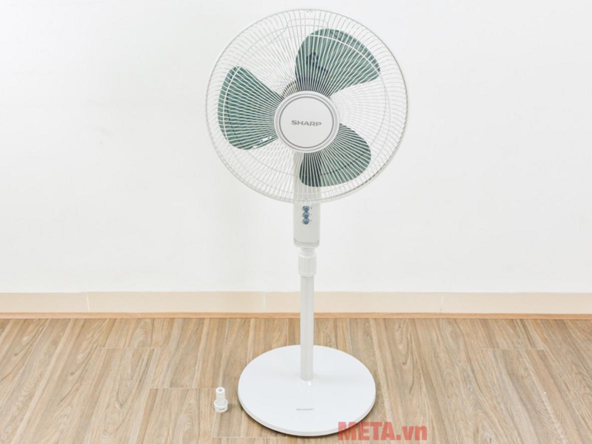 Tổng quan Quạt đứng Sharp PJ-S40MV-LG (không có điều khiển)