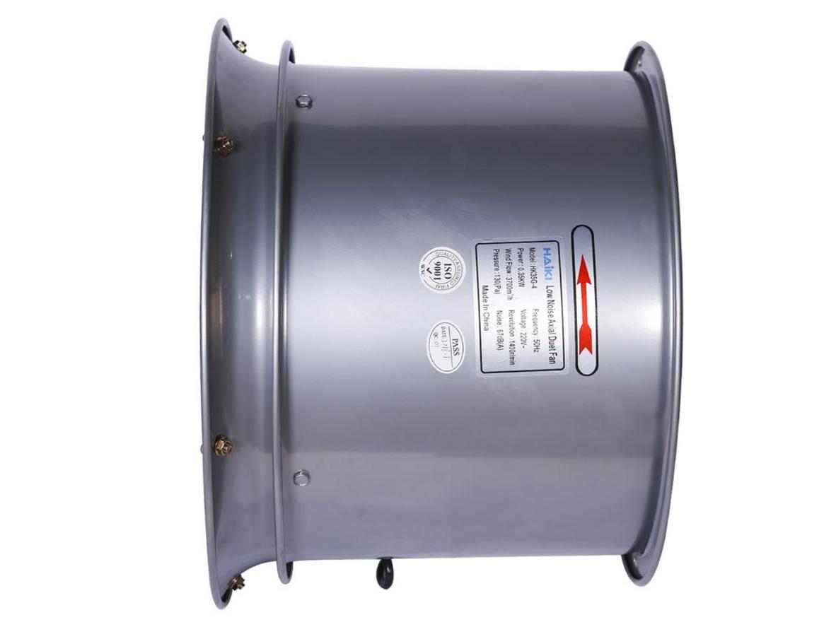 HKS50G kết hợp cánh 50 cm, motor dây đồng và vỏ thép CT3 mạ kẽm để vận hành bền bỉ.