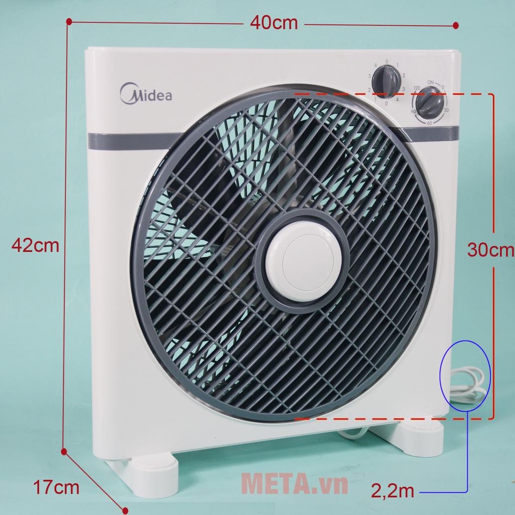 4 mức gió và hẹn giờ 2 tiếng cho trải nghiệm tiện lợi hơn.