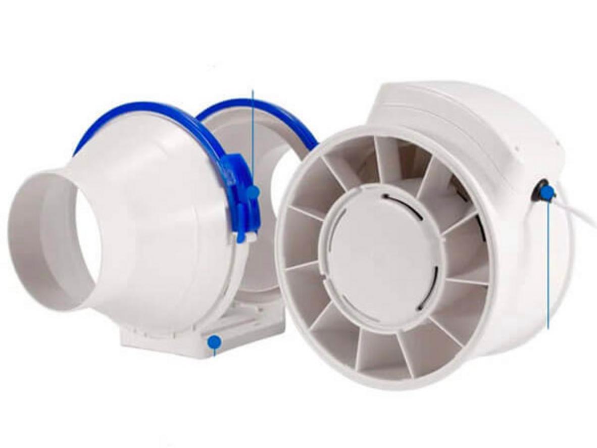 Cột áp mạnh giúp HF100 đẩy khí qua đường ống hiệu quả.