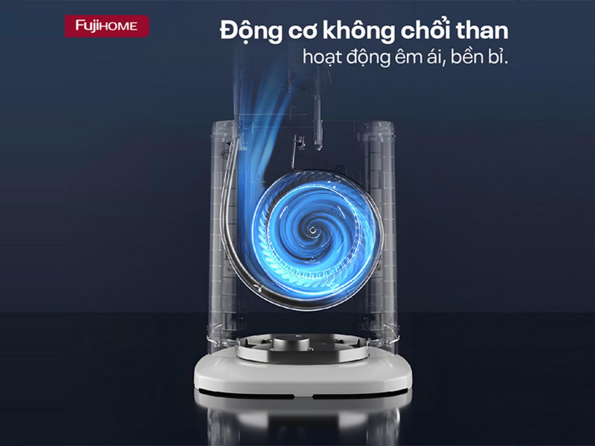 Tổng quan Quạt không cánh lọc không khí Hepa và ion Fujihome BF-05R-HEPA