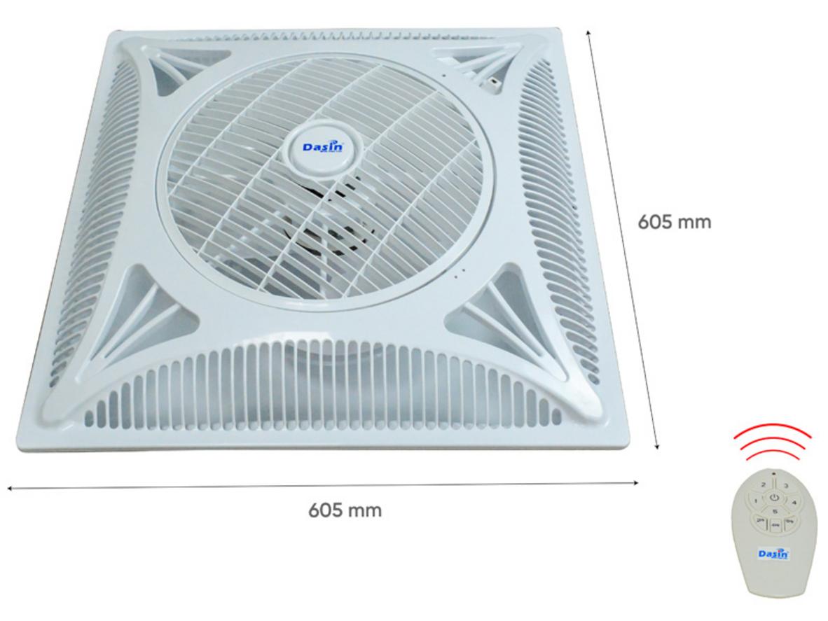 Thiết kế quạt hộp giúp Dasin MY888G phù hợp không gian cần làm mát gọn đẹp.