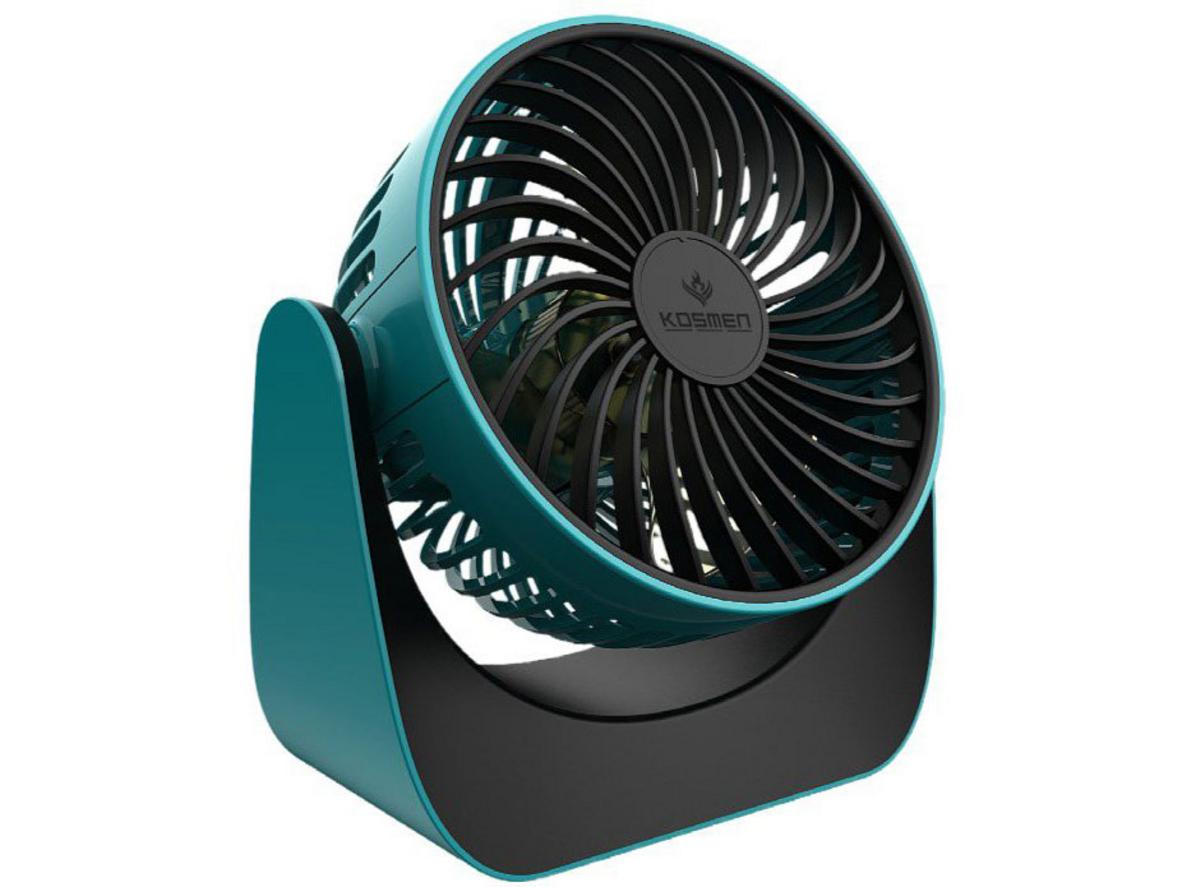 Kosmen KM-F118 nhỏ gọn, đặt bàn gọn diện tích và linh hoạt hướng gió.