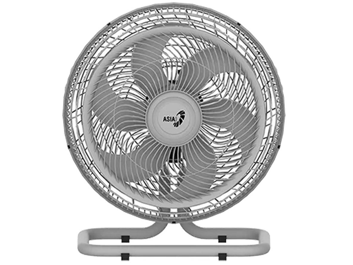 Quạt sàn Asia Turbo Plus VY636791 với thiết kế chân quỳ thấp và lồng quạt an toàn.