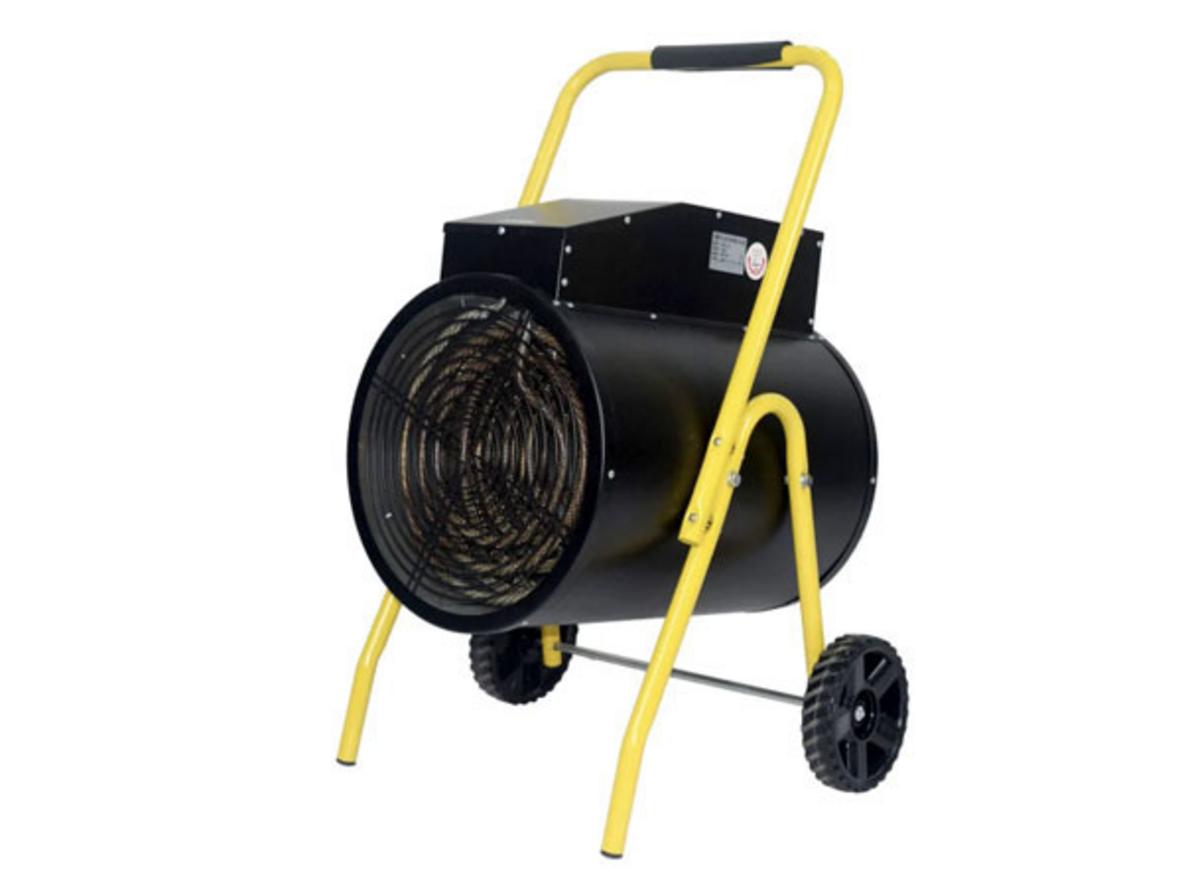 Quạt sấy gió nóng Sunfan EH-15 cho nhà xưởng, kho và khu sơ chế cần gia nhiệt nhanh.