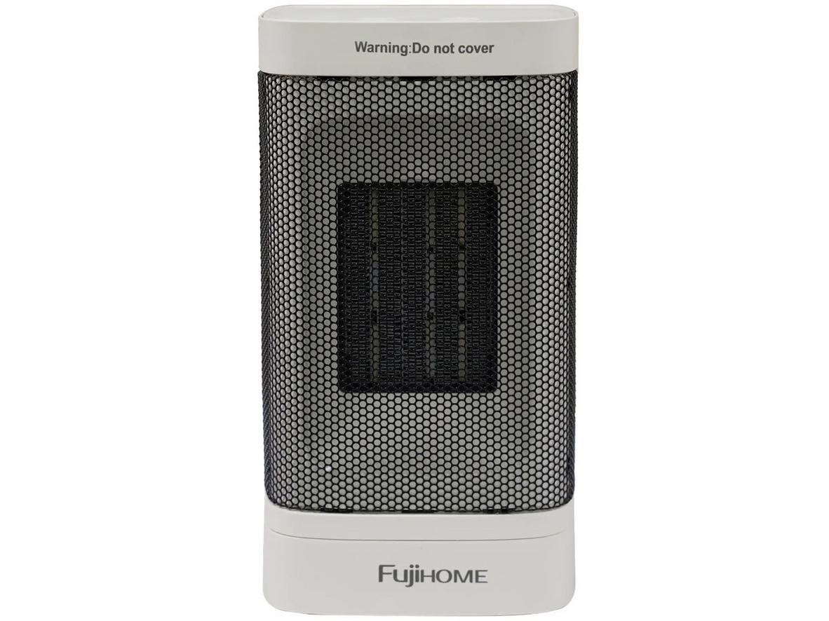 Quạt sưởi gốm mini Fujihome FH600 nhỏ gọn, phù hợp không gian cá nhân 5-10 m².