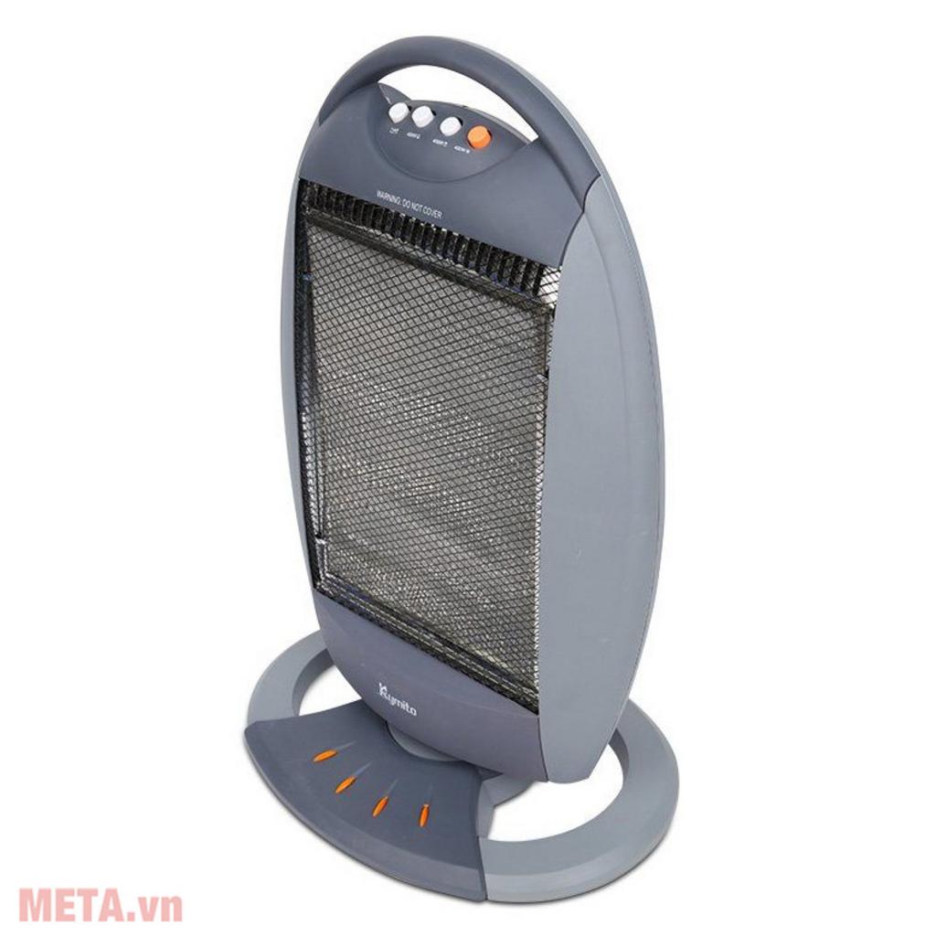 Các chi tiết thiết kế của Kymito KS-1201 hướng đến nhu cầu sưởi ấm nhanh và sử dụng đơn giản.