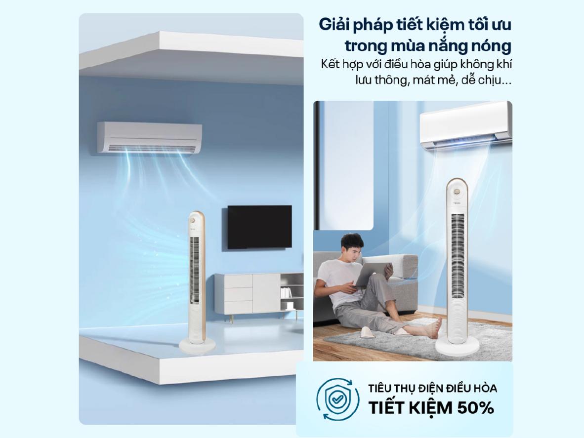 Kiểu dáng gọn giúp TF-13EM dễ đặt trong nhiều không gian gia đình và văn phòng nhỏ.