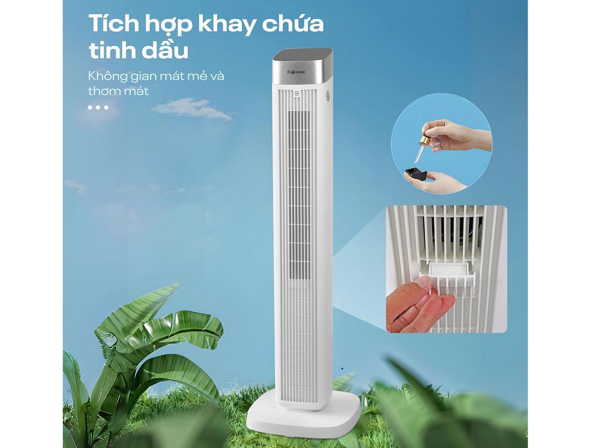 Độ ồn ≤ 56 dB giúp TF-51E phù hợp dùng vào ban đêm.