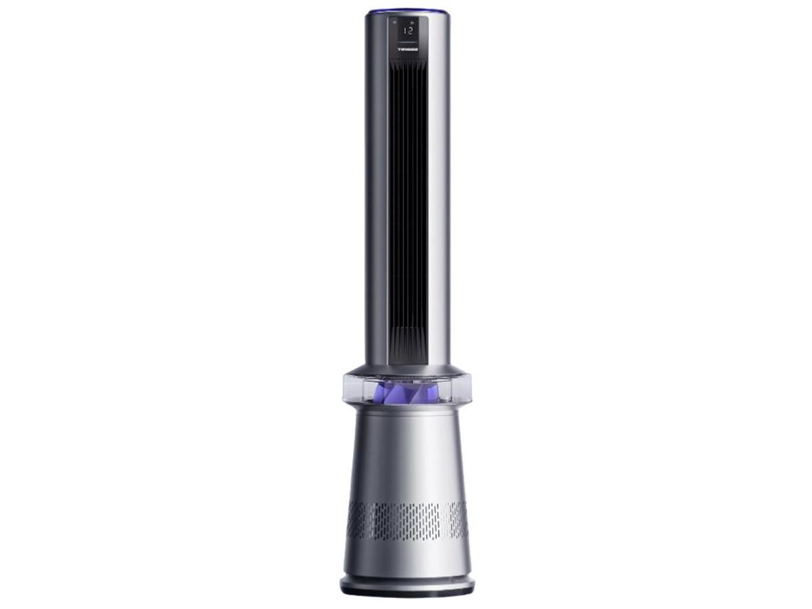 Tiross TS9188 là quạt tháp 2 trong 1 gọn đẹp, vừa làm mát vừa hỗ trợ lọc không khí.