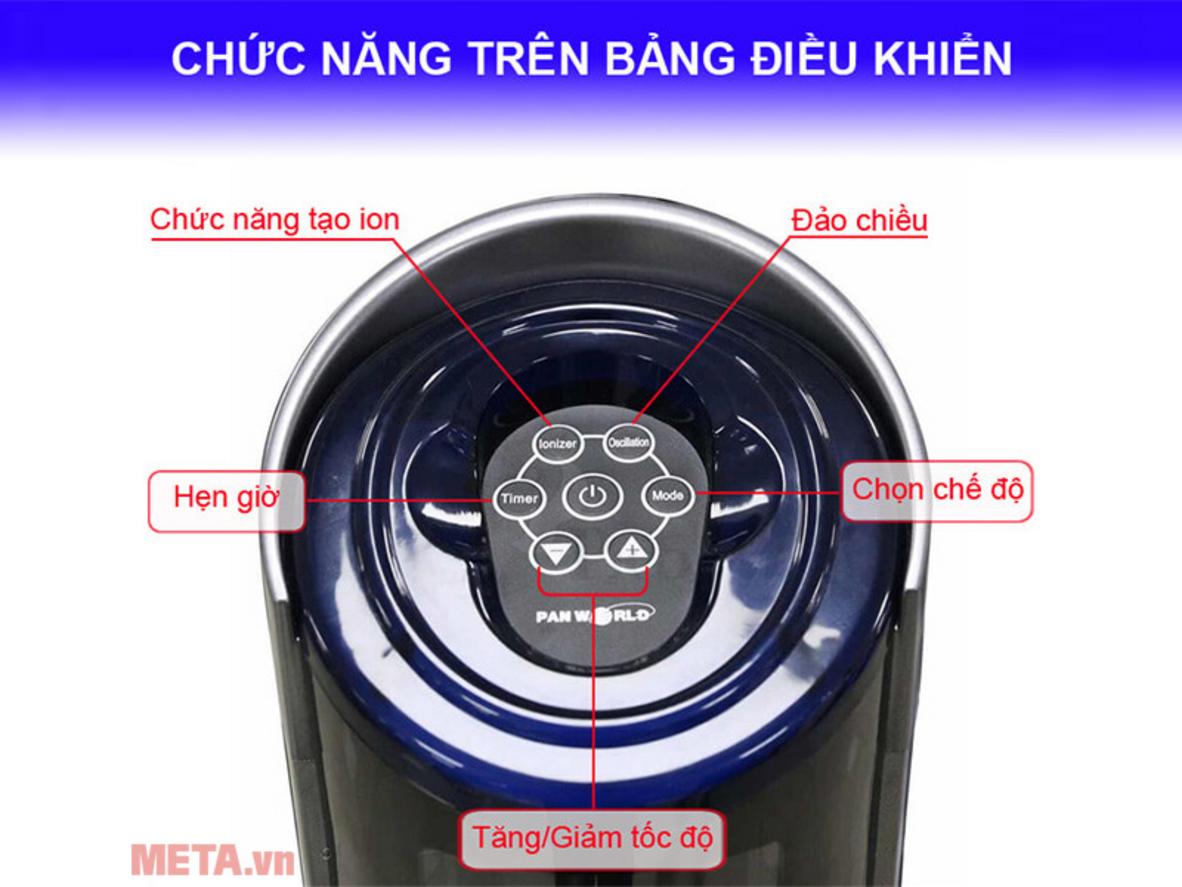 Công suất 45W giúp quạt cân bằng giữa làm mát và tiết kiệm điện.