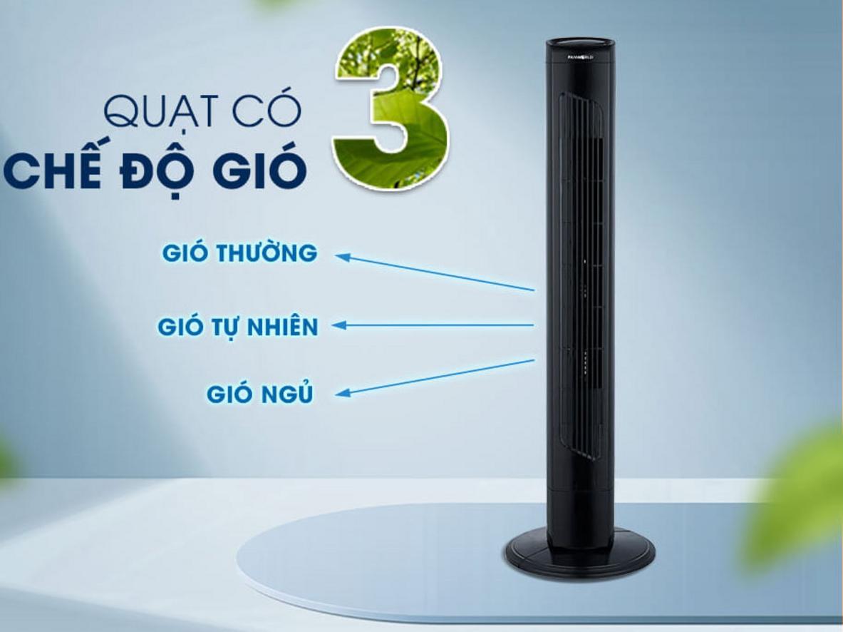 Công suất 40W, motor dây đồng cho vận hành êm và bền.