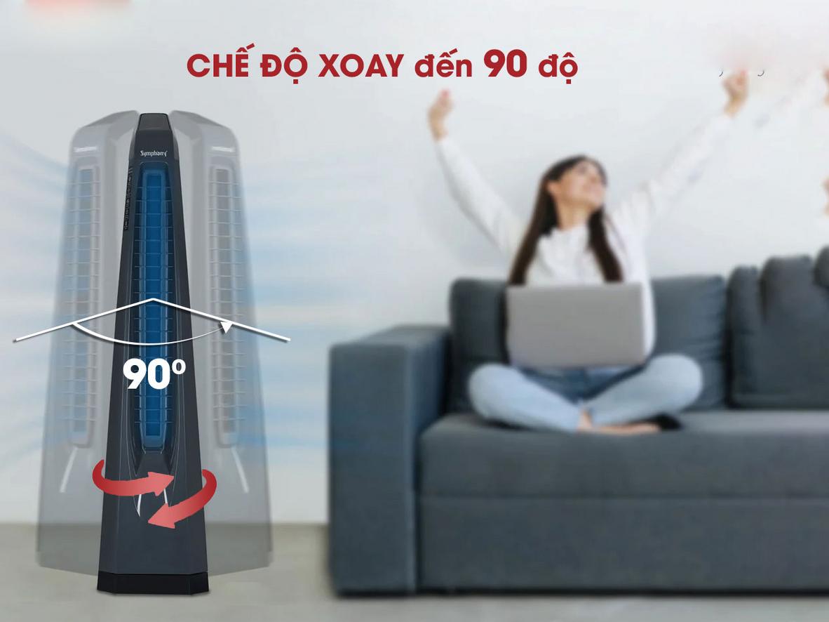 Động cơ bạc đạn hỗ trợ vận hành êm và bền hơn.