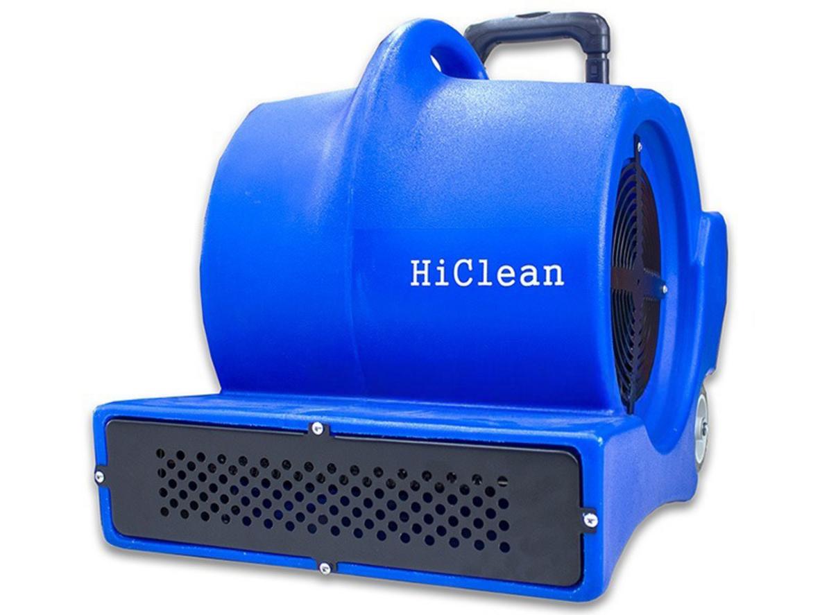 Quạt thổi hơi nóng HiClean HC535H sấy khô nhanh sàn, thảm và bề mặt ẩm sau vệ sinh.