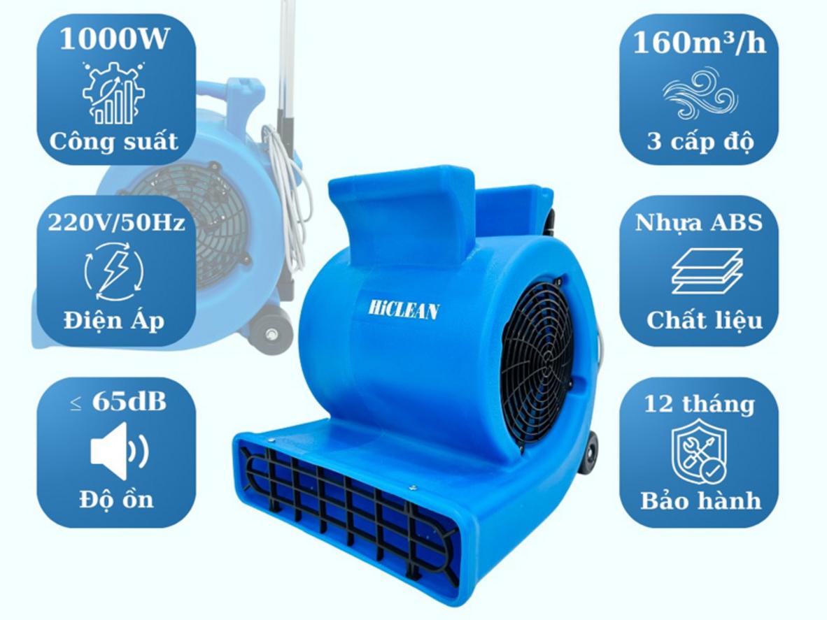 HiClean HC 535 giúp rút ngắn thời gian khô sàn và thảm trong môi trường dịch vụ.