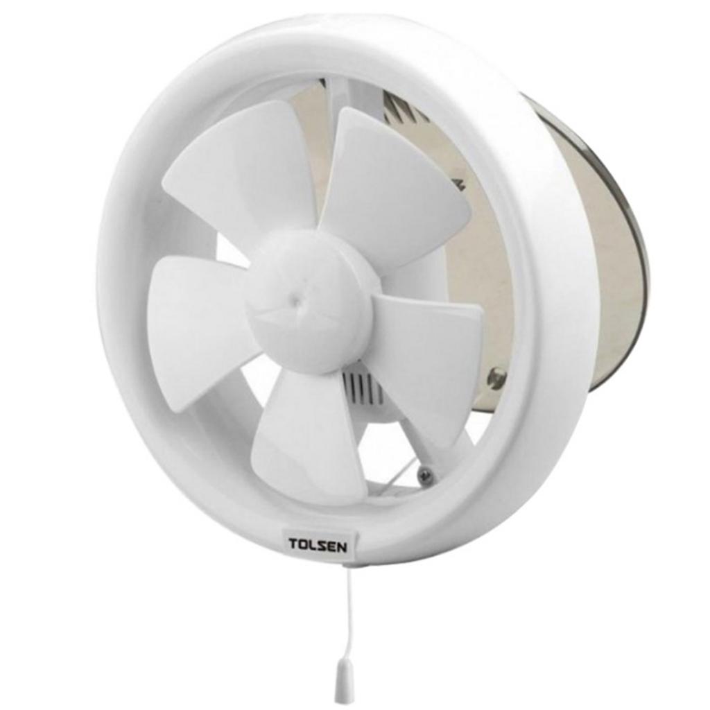 Quạt thông gió 20W Tolsen 79599 gọn nhỏ, phù hợp không gian vừa và nhỏ.