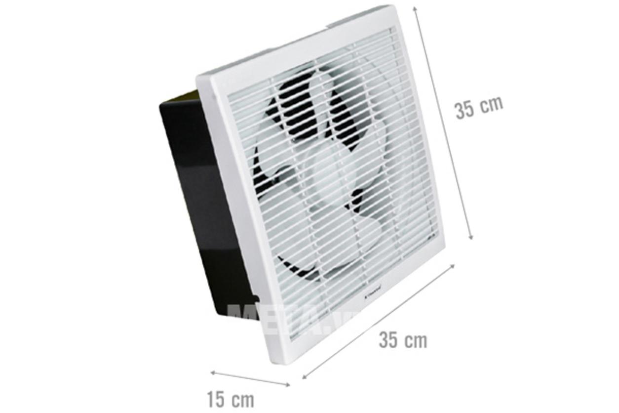 Các chi tiết kỹ thuật của quạt thông gió âm trần Vinawind QTG250-PN giúp lắp đặt gọn và vận hành ổn định.