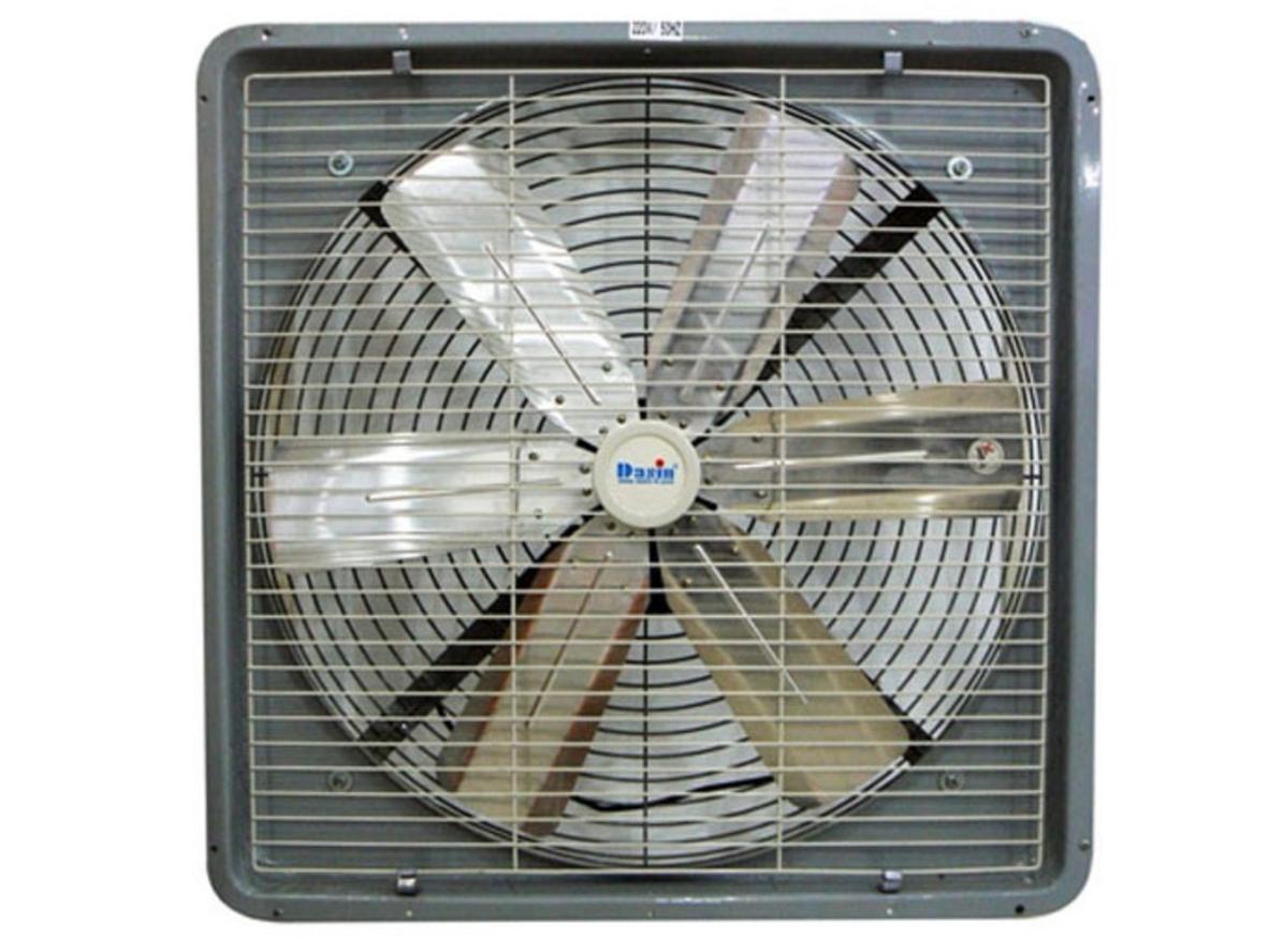 Quạt thông gió siêu công nghiệp khung vuông Komasu V580-S cho nhà xưởng và kho bãi.