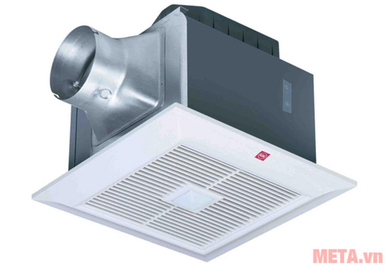 Quạt thông gió gắn trần KDK 24JRA thiết kế âm trần gọn đẹp, phù hợp phòng tắm và WC.