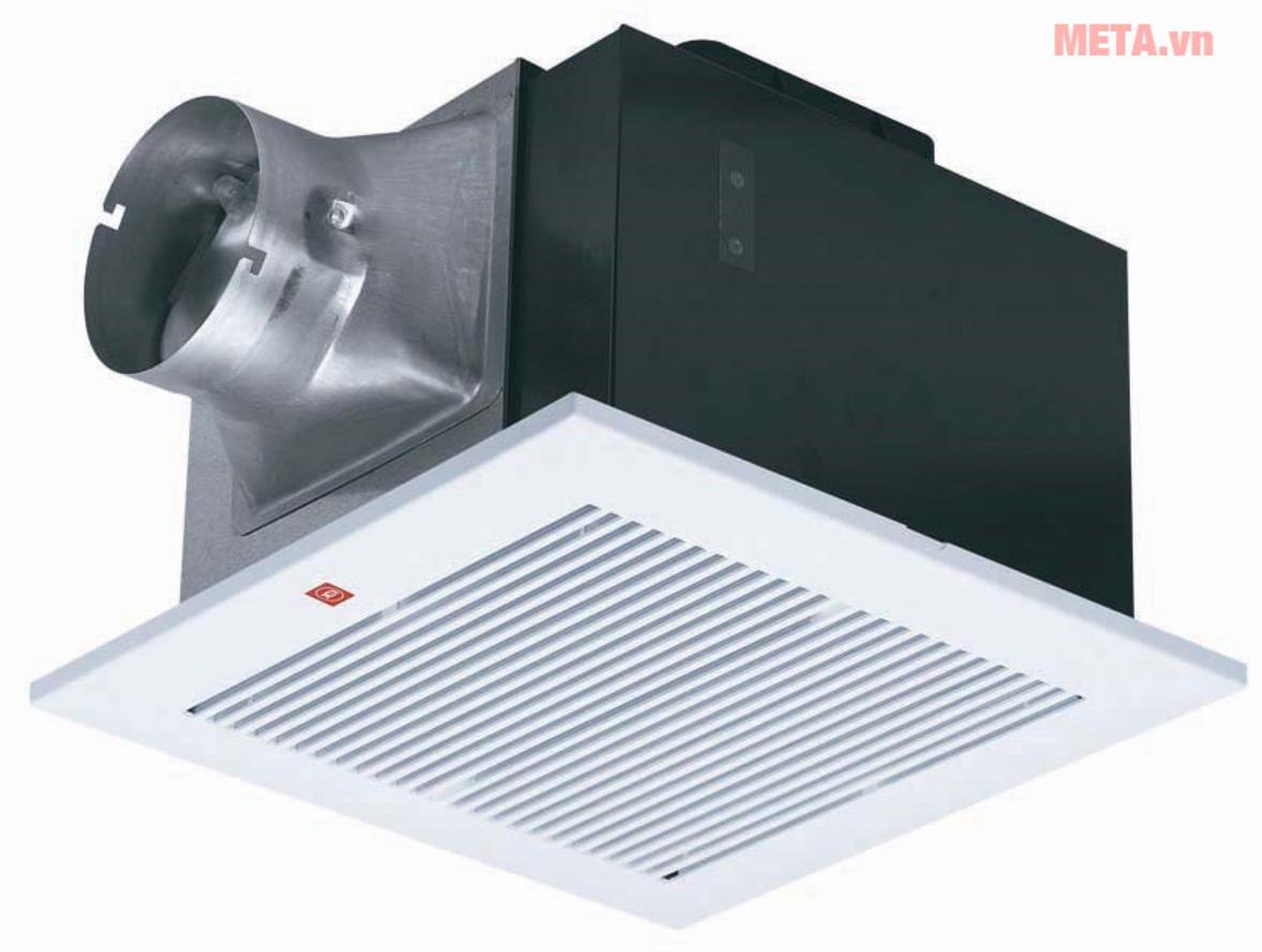 Quạt thông gió gắn trần KDK 32CDH lắp âm trần gọn đẹp, phù hợp không gian kín cần hút mùi êm.