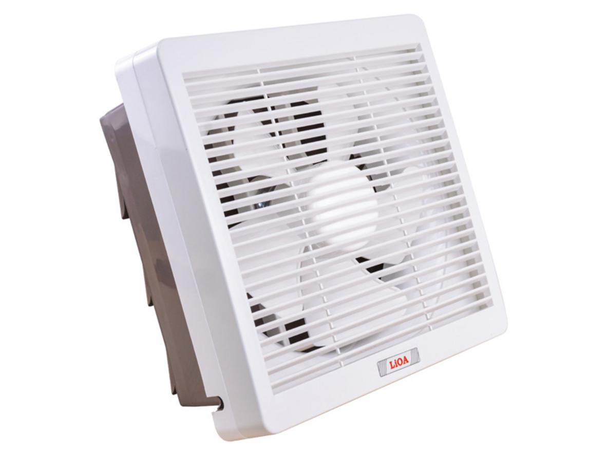 Quạt thông gió gắn tường LiOA EVF25B2 phù hợp cho bếp, nhà vệ sinh và phòng kín.