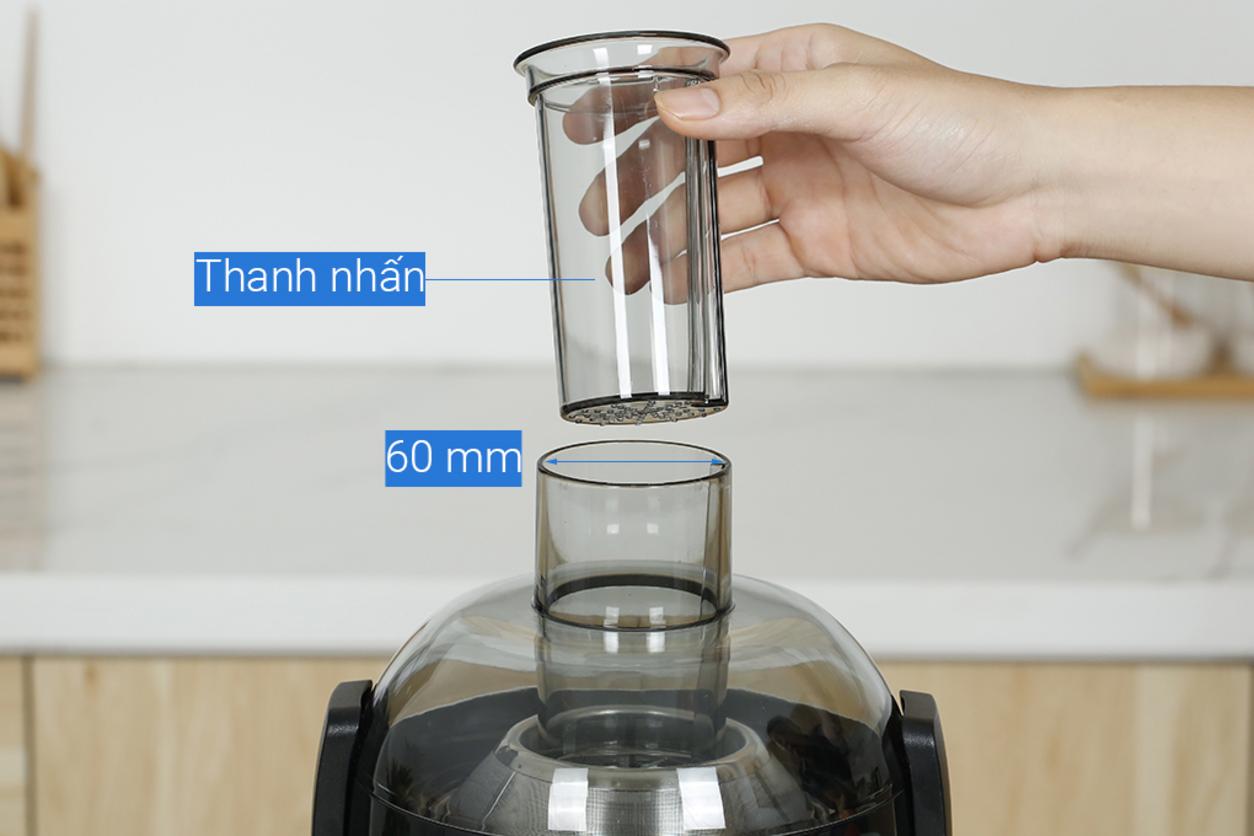 QuickClean và lưới lọc thép không gỉ giúp vệ sinh nhanh.