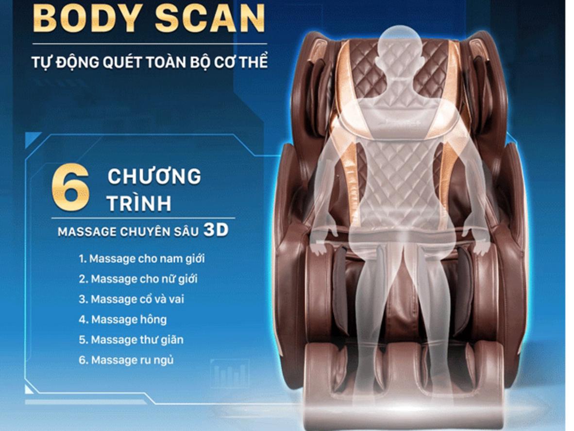 Ray SL 123 cm và chế độ Zero Gravity