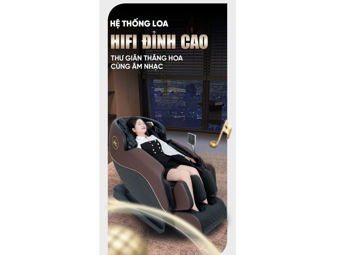 Ray SL 140cm trên Ghế massage Queen Crown QE79