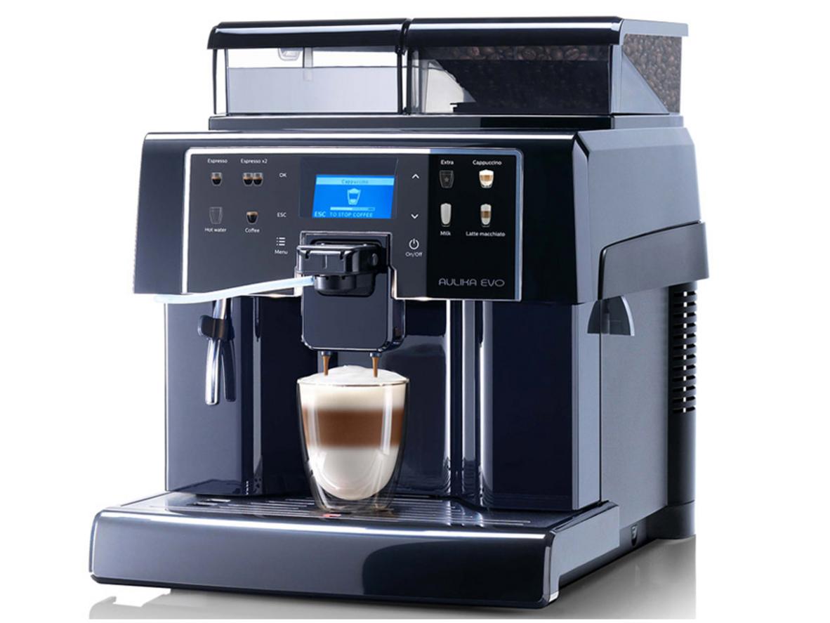 Chọn Espresso hoặc Cappuccino chỉ với một chạm trên Saeco Aulika Evo Focus.