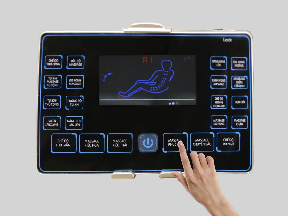 Scan Body, nhiệt hồng ngoại và LCD tiếng Việt