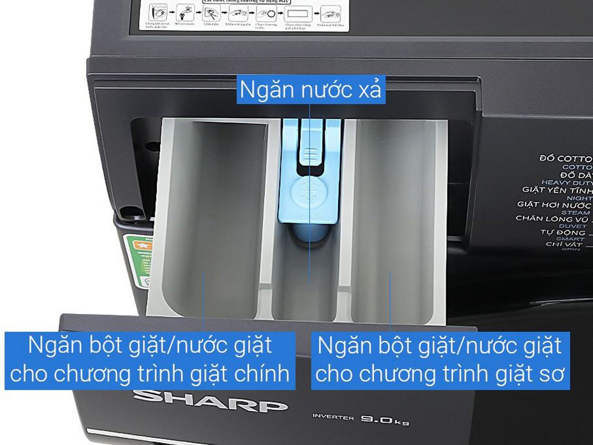 Tốc độ vắt cao giúp quần áo khô nhanh hơn sau mỗi lần giặt.