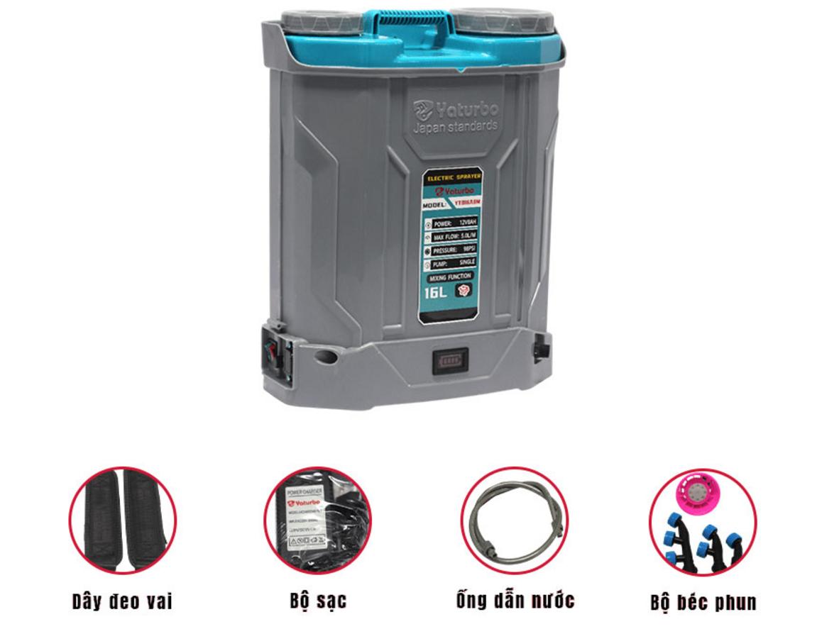 1 bơm phù hợp khi cần gọn nhẹ; 2 bơm phù hợp khi cần lực phun cao hơn.