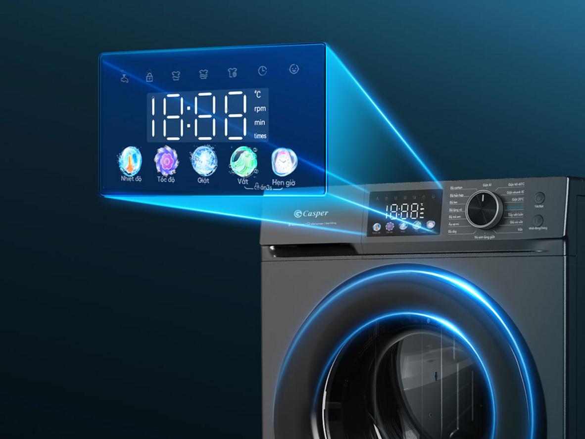 Steam Wash và StainWash hỗ trợ làm sạch sâu, giảm mùi và xử lý vết bẩn cứng đầu.