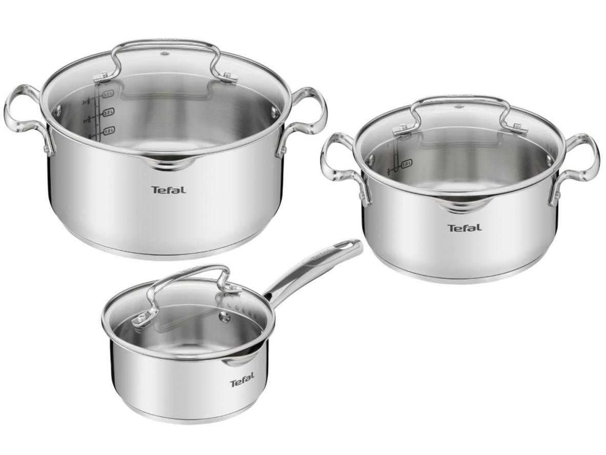 Thân nồi inox 18/10 và đáy 3 lớp giúp truyền nhiệt đều, giữ nhiệt tốt hơn.