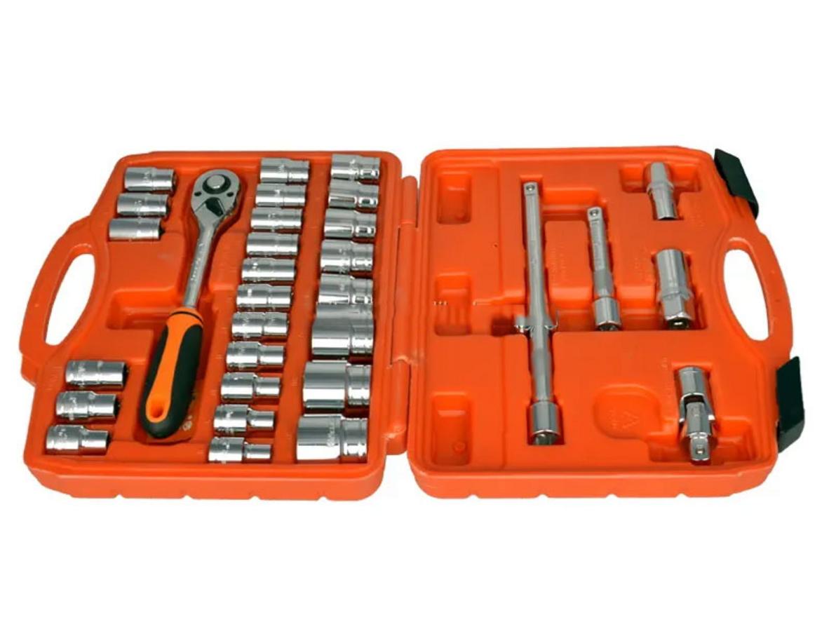 Thép Cr-V giúp bộ khẩu Asaki AK-9772 bền hơn khi siết lực lớn.