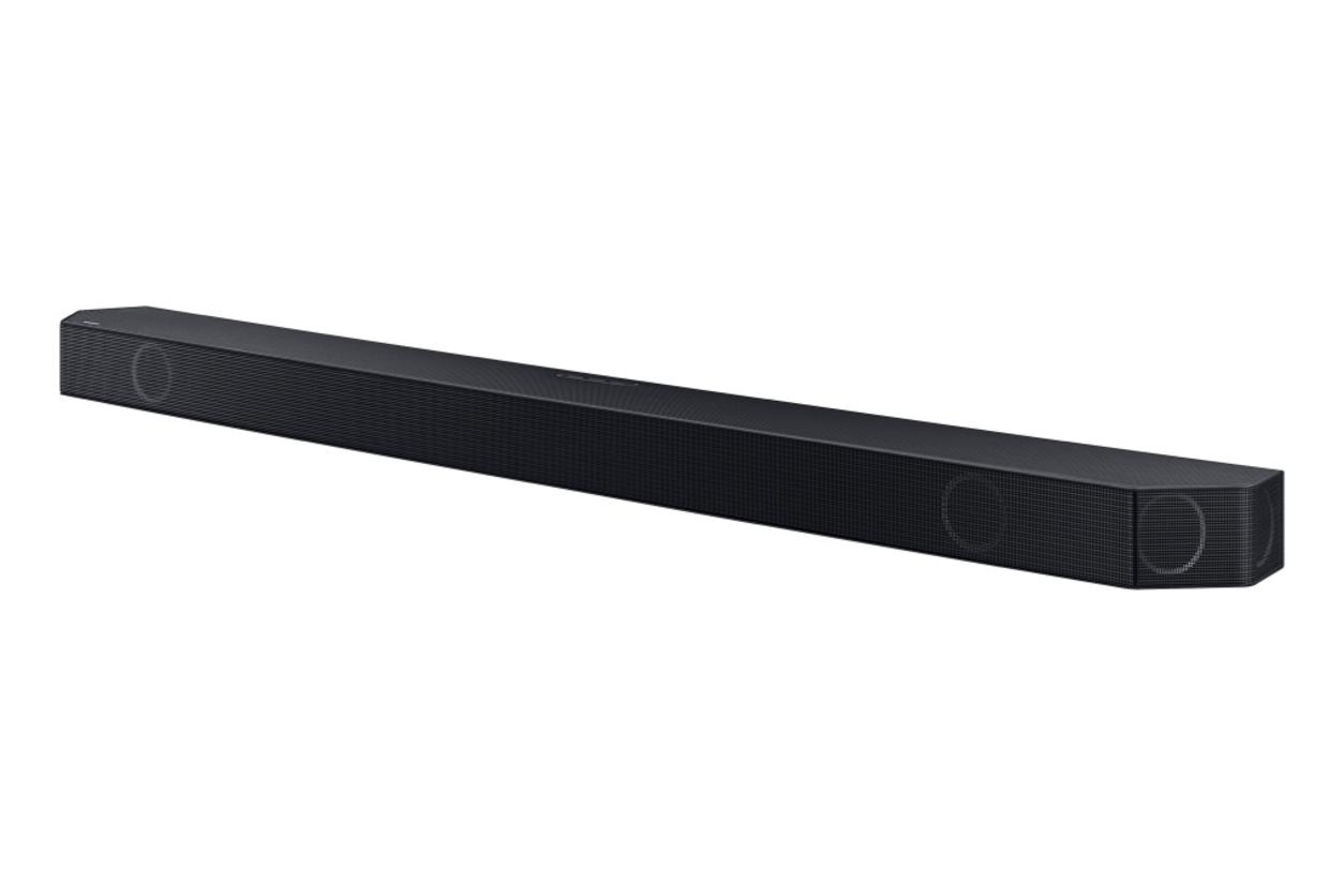 Thiết kế gọn đẹp giúp Samsung HW-Q990C/XV dễ bố trí trong phòng khách hiện đại.