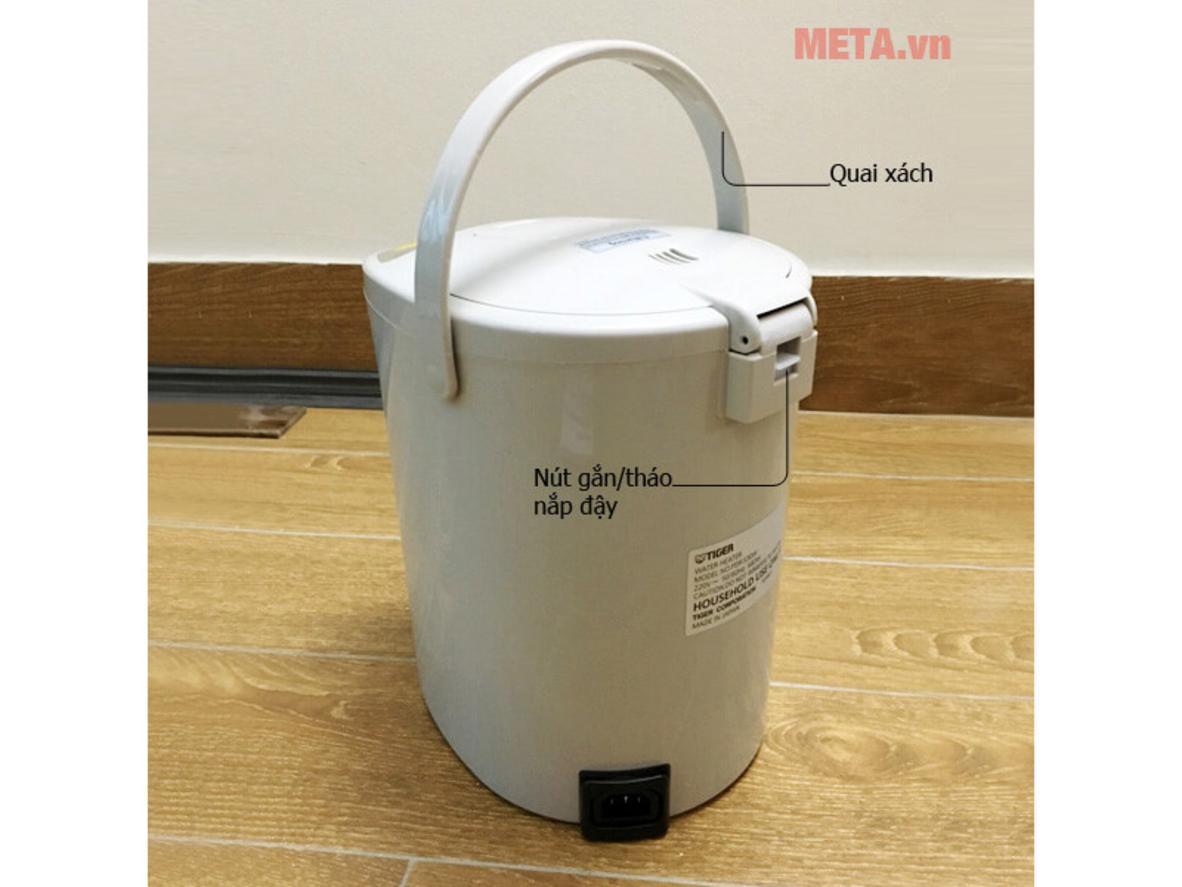 Công suất 682W giúp Tiger PDR-S30W có nước nóng nhanh hơn.