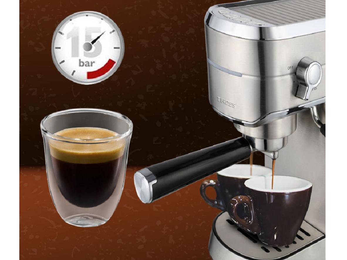 Áp suất 15 bar hỗ trợ chiết xuất espresso đậm vị và ổn định.