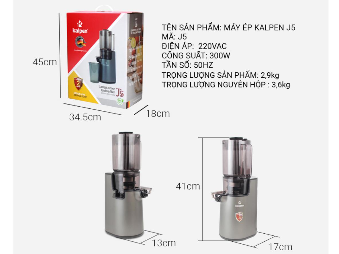 Trục xoắn ốc và lưới lọc Inox 304 giúp ép kiệt bã.
