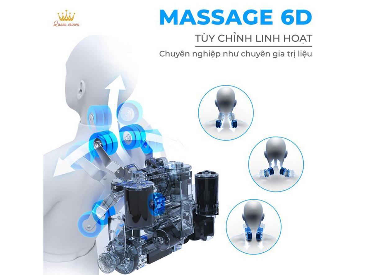 Túi khí toàn thân, massage chân và da PU cao cấp