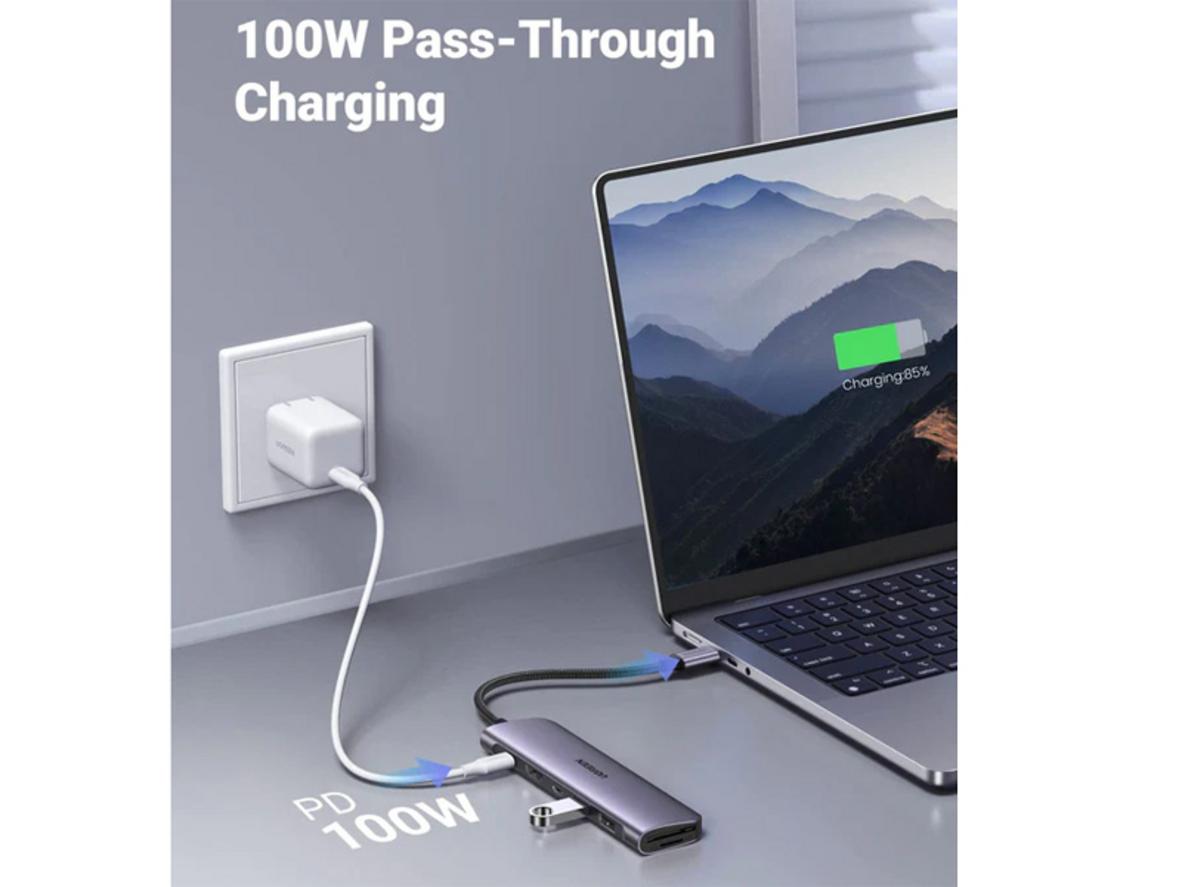 Cổng USB tốc độ 5Gbps phù hợp cho thiết bị ngoại vi và lưu trữ di động.