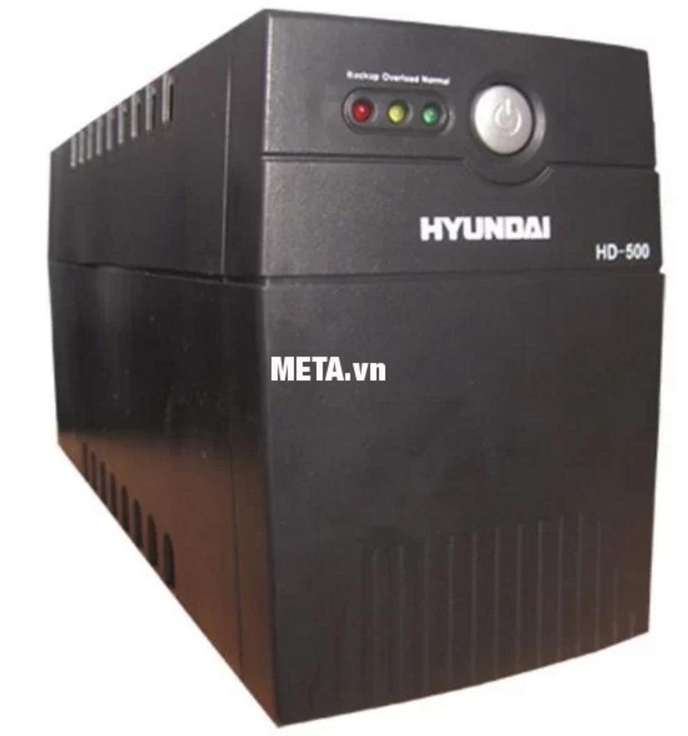 Thiết kế nhỏ gọn 4.2kg giúp Hyundai HD-500 dễ lắp đặt trong không gian hẹp.