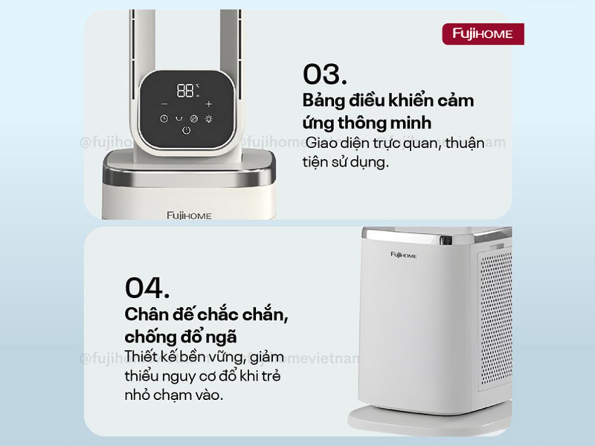 Vận hành êm ái, tiện điều khiển