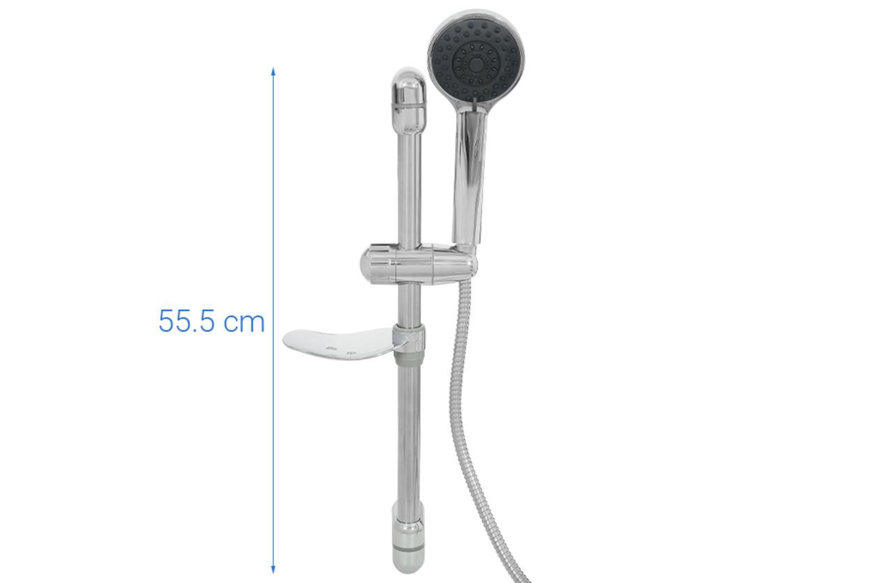 Vòi sen 5 chế độ phun giúp tùy chỉnh trải nghiệm tắm linh hoạt hơn.