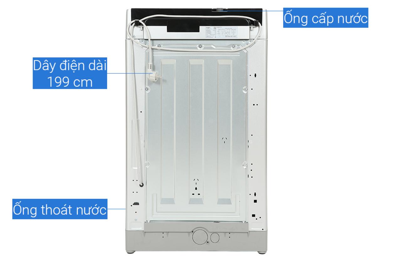 Whirlpool VWVC9502FS nổi bật với 6th SENSE, StainClean và Rinse+.
