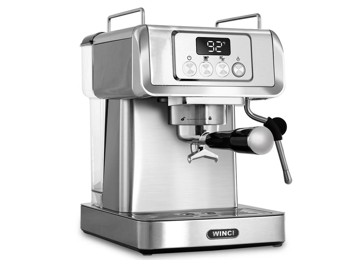Áp suất 20 Bar hỗ trợ chiết xuất espresso đậm vị và tạo crema tốt hơn.