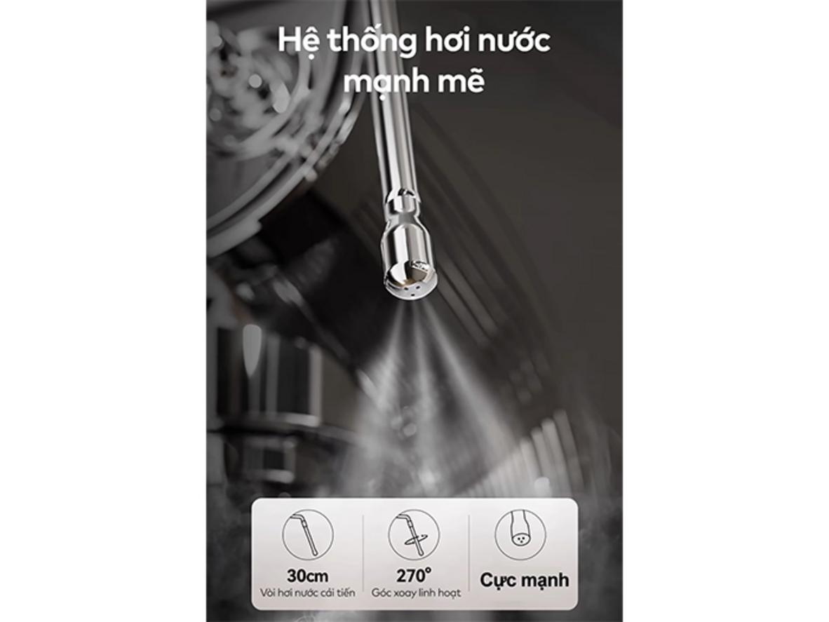 3.000W và bơm ULKA Italy 20 bar giúp Winci EM58 chiết xuất mạnh và ổn định.