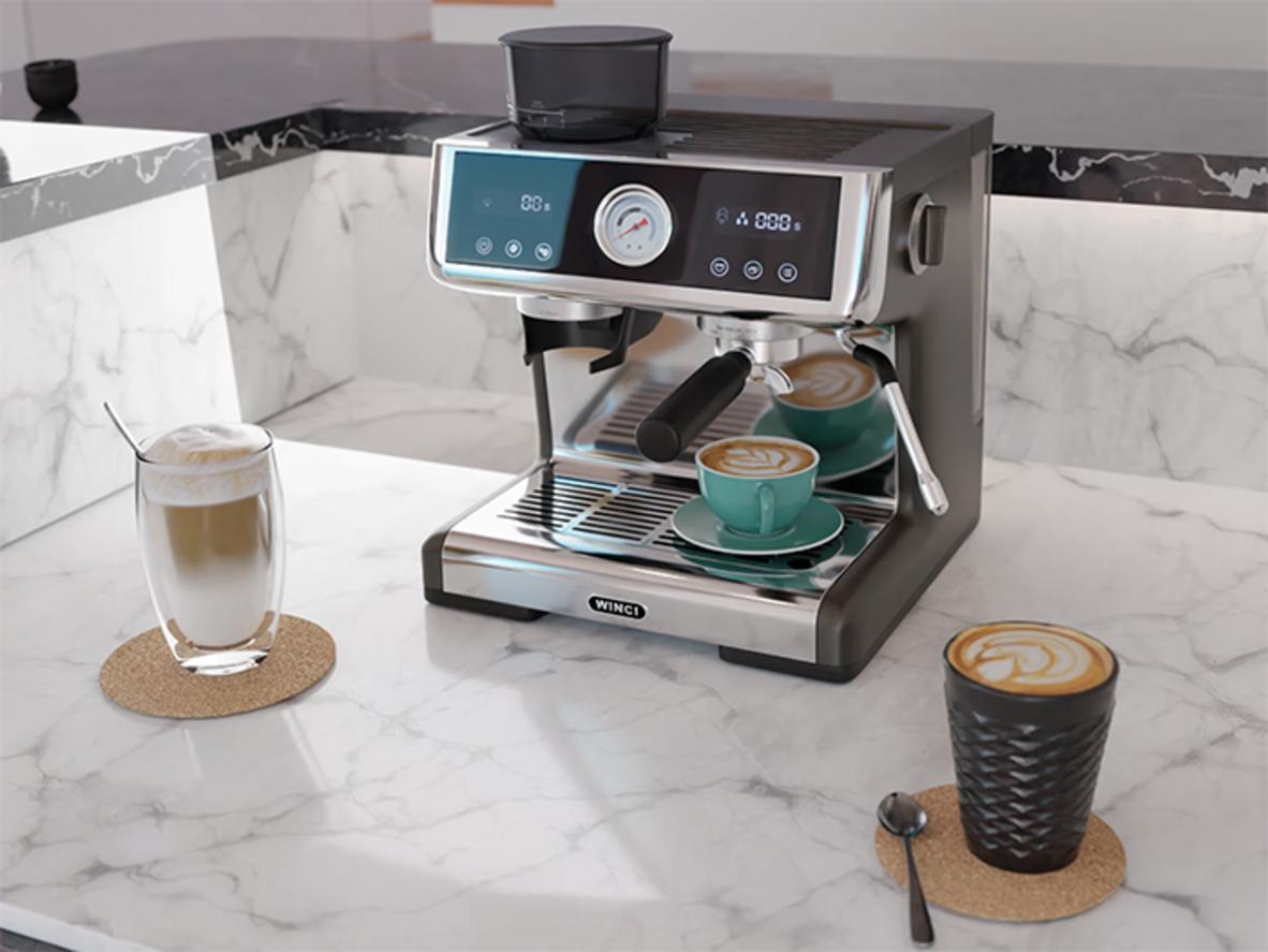 Tay cầm 58mm giúp tối ưu chiết xuất espresso bằng cà phê bột.