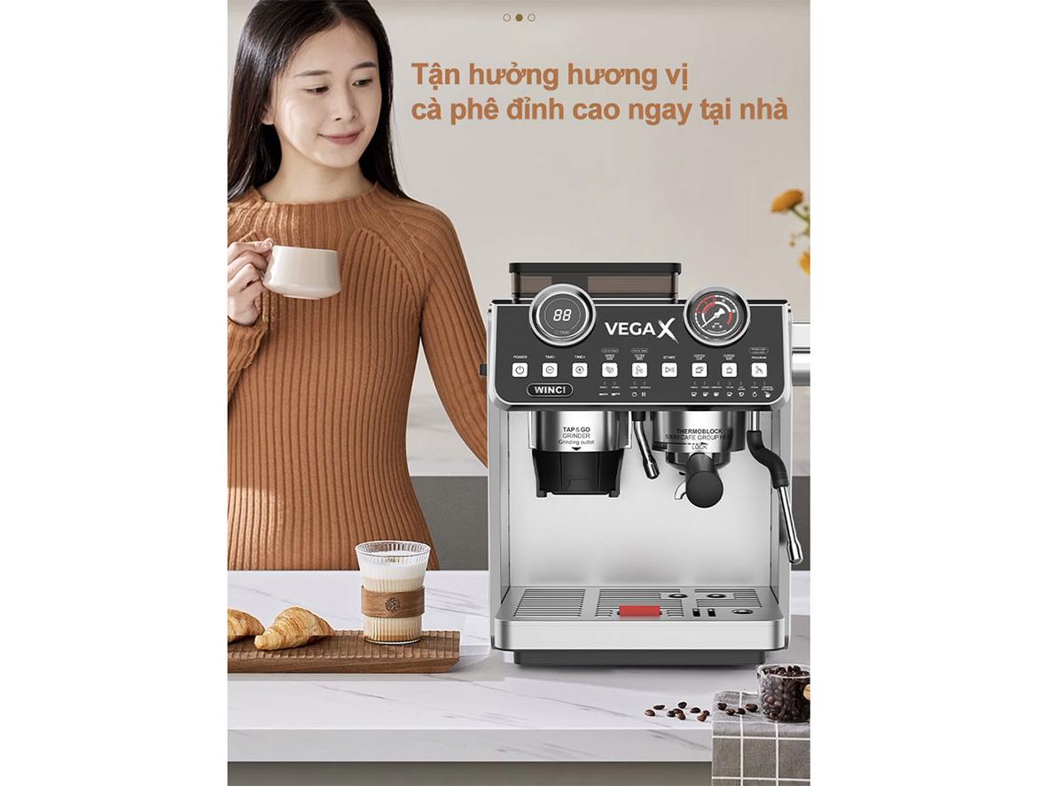 Hỗ trợ nhiều món cà phê giúp máy phù hợp nhiều gu uống khác nhau.